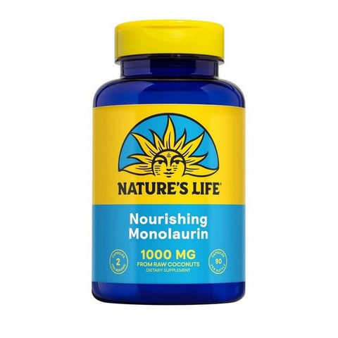 Nature's Life, Monolaurin, 990 mg, 90 VEG CAPS