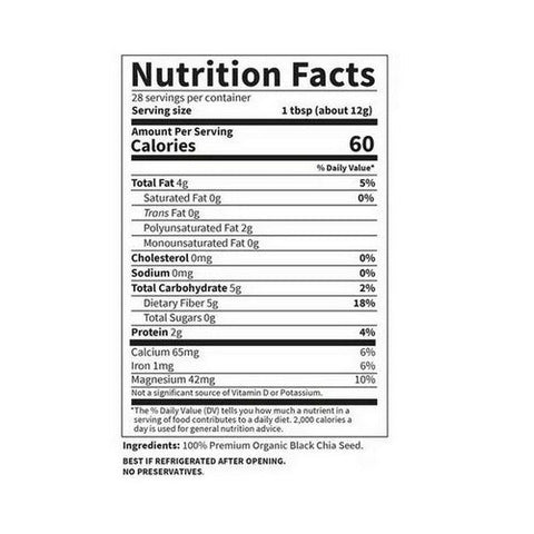 Garden of Life, Raw Organics Chia Seeds, 12 Oz Garden of Life