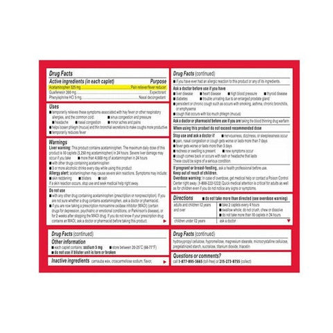 Tylenol, Sinus Severe Caplets Non-Drowsy Day, 24 Caplets Tylenol