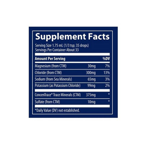 Trace Minerals, Ionic Potassium Unflavored, 2 Oz Trace Minerals