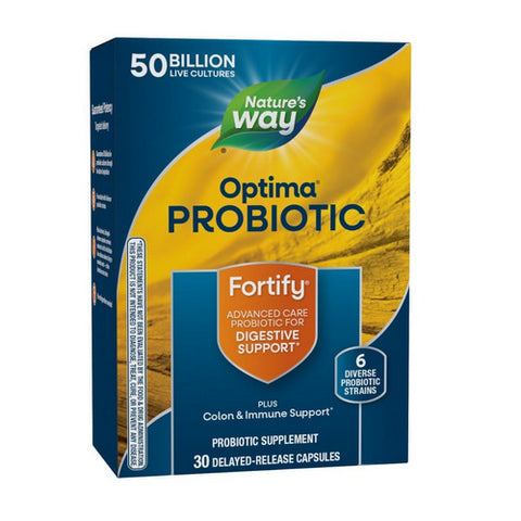Fortify Optima 50 Billion Probiotic 30 Caps by Nature's Way