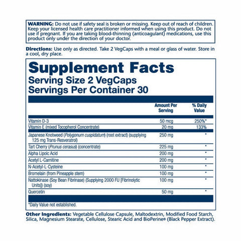 Solaray, Acetyl L-Carnitine Alpha Lipoic Acid, 60 Caps