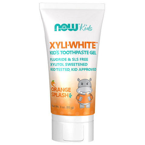 Now Foods, XyliWhite Kid's Toothpaste, Orange 3 oz Now Foods