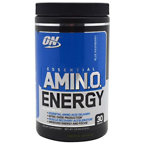 Optimum Nutrition, AMINO ENERGY, Blue Raspberry 30 serving / 9.5 oz Optimum Nutrition