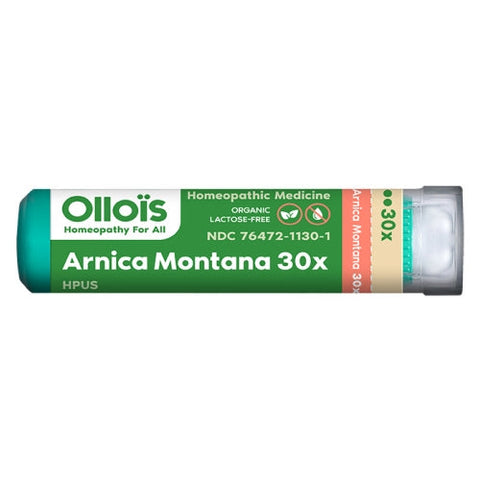 Ollois, Arnica Montana 30x Organic Lactose Free Homeopathic Pellets, 80PC Ollois