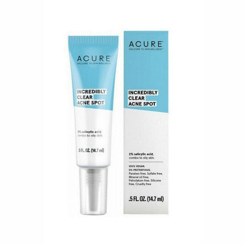 Acure, Incredibly Clear Acne Spot, 0.5 Oz