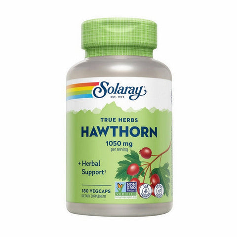 Solaray, Hawthorn, 525 mg, 180 Veg Caps