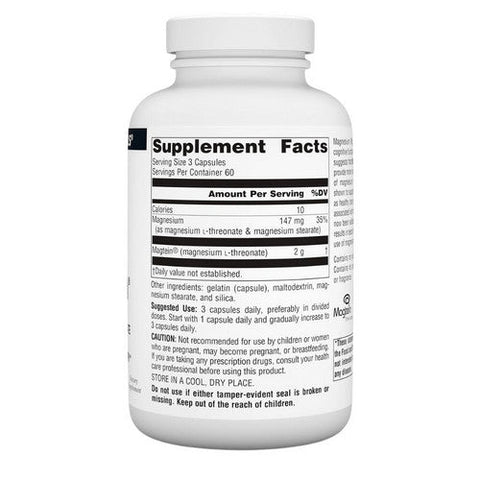 Source Naturals, Magtein Magnesium L-Threonate, 180  Caps