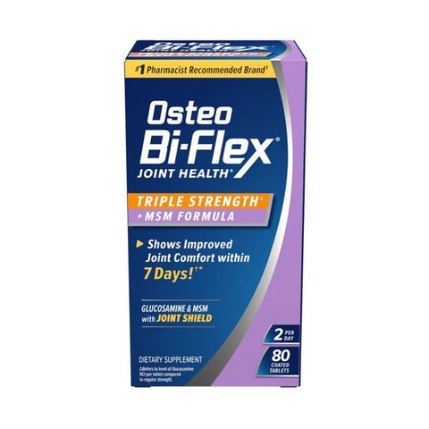 Osteo Bi-Flex, Triple Strength w/ MSM, 12 X 80 Tabs Osteo Bi-Flex