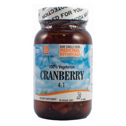 L. A .Naturals, Cranberry Raw Herb, 90 Veg Caps L. A .Naturals