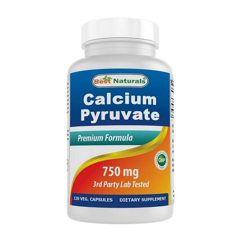 Best Naturals, Calcium Pyruvate, 750 Mg, 120 Veg Caps Best Naturals