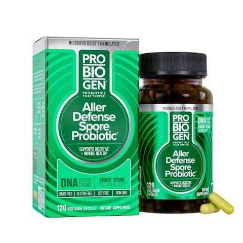 Probiogen, Aller Defense Spore Probiotic With Smart Spore Technology, 120 Caps