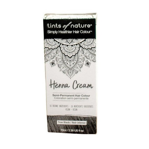 Tints of Nature, Henna Cream Hair Color Black, 2.46 Oz Tints of Nature