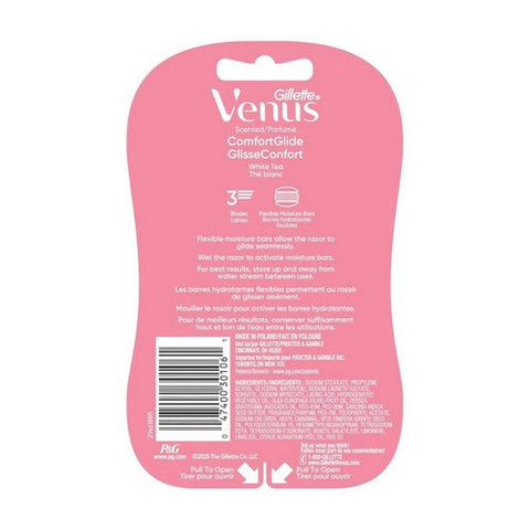 Gillette, Venus Comfortglide Disposable Razors White Tea, 2 Count Gillette
