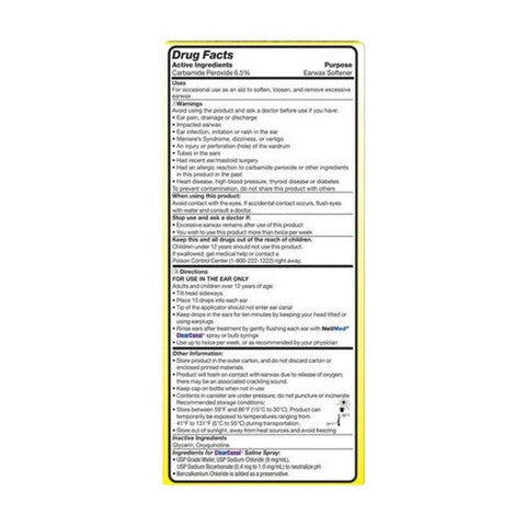 Neilmed, Clearcanal Earwax Removal Complete Kit, 75 ml Neilmed
