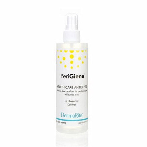 DermaRite, Antimicrobial Perineal Wash Liquid Pump Bottle Unscented, Count of 48