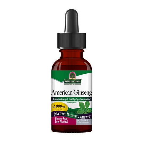 Nature's Answer, Ginseng American, ORGANIC, 1 OZ