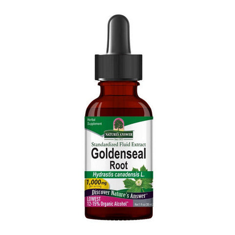 Nature's Answer, Goldenseal Root Low Alcohol, 1000 Mg, 1 Oz Nature's Answer