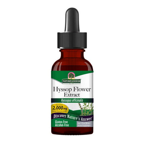Nature's Answer, Hyssop, ALCOHOL FREE, 1 OZ