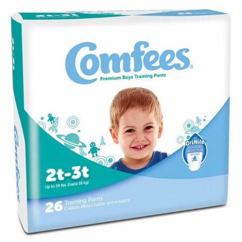 Attends, Premium Training Pants For Boys Size 2T to 3T Disposable Moderate Absorbency, Count of 26