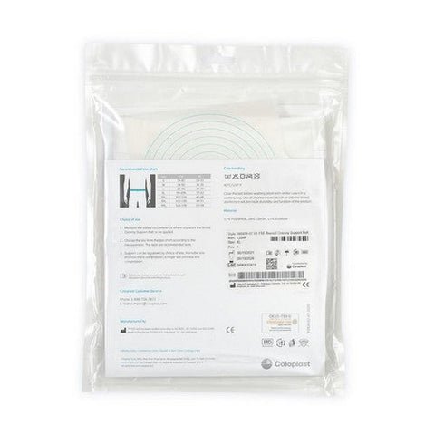 Coloplast, Ostomy Support Belt Brava  X-Large, 40 to 46 Inch Waist, White, Box Of 1 Coloplast