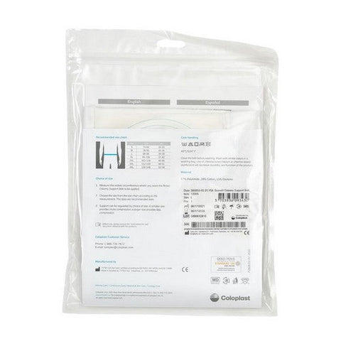 Coloplast, Ostomy Support Belt Brava  Large, 37 to 42 Inch Waist, White, Box Of 1 Coloplast