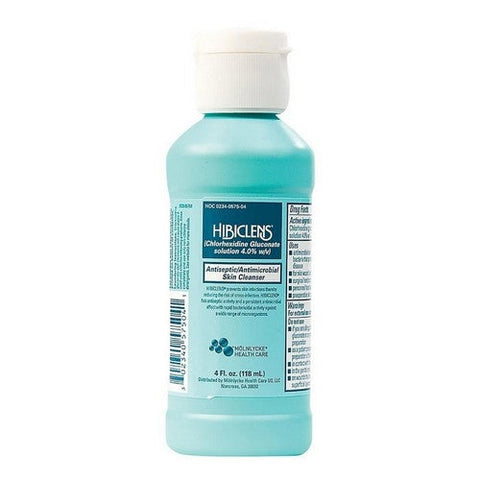 Hibiclens, Antiseptic Antimicrobial Skin Cleanser Bottle 4% Strength CHG Chlorhexidine Gluconate, 4 Oz