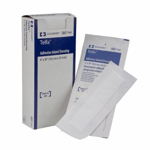 Cardinal, Island Dressing 4 X 4 Inch Square Sterile 7550, 1 Each
