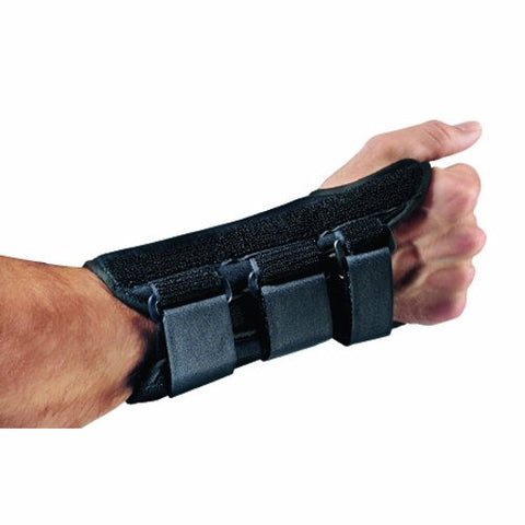 DJO, Wrist Splint PROCARE  ComfortForm Palmar Stay Aluminum / Foam / Lycra Left Hand Black X-Large, Count of 1 DJO
