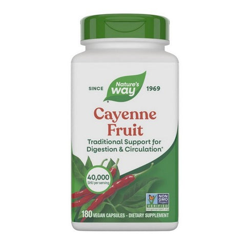 Cayenne Fruit 180 Caps by Nature's Way