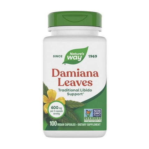 Damiana Leaves 100 Veg Caps by Nature's Way