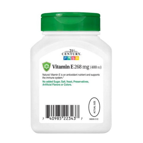 21st Century, Vitamin E, 268mg, 110 Softgels 21st Century