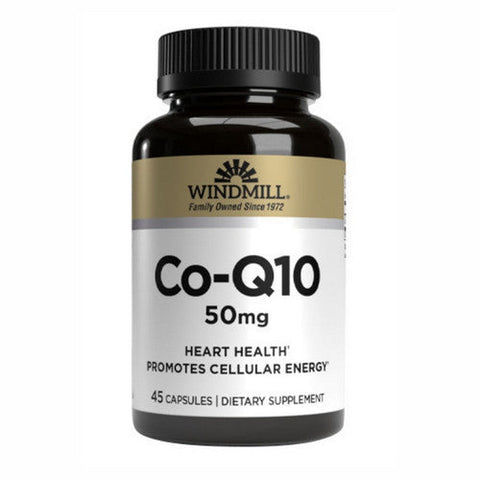 Windmill Health, Co-Enzyme Q-10, 50 Mg, 45 Caps Windmill Health