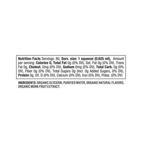 Sweetleaf Stevia, Monk Fruit Organic Sweetener Concentrate, Caramel Macchiato 1.7 Oz