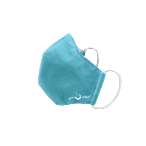 Green Sprouts, Reusable Adult Face Mask, Small, Aqua 1 Count Green Sprouts