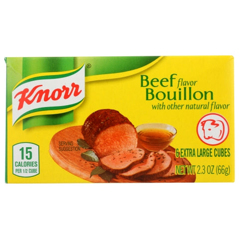 Bouillon Cube Beef 6Pc Case of 24 X 2.3 Oz by Knorr