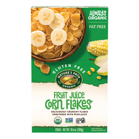 Organic Fruit Juice Corn Flakes 10.6 Oz(Case Of 12) by Natures Path