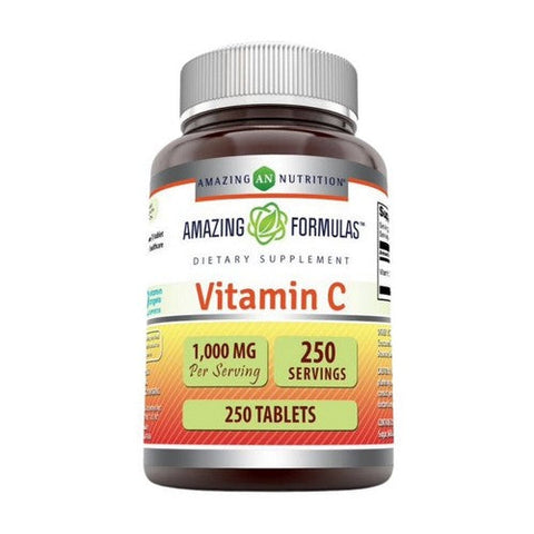Amazing Nutrition, Amazing Formulas Vitamin C, 1000 mg, 250 Tabs Amazing Nutrition