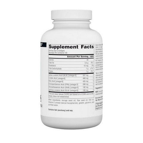 Source Naturals, Complete Essential Fatty Acids, 120 Softgel