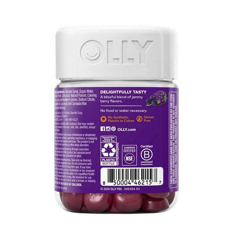 Olly, Immunity Sleep Plus Elderberry Midnight Berry, 36 Count Olly