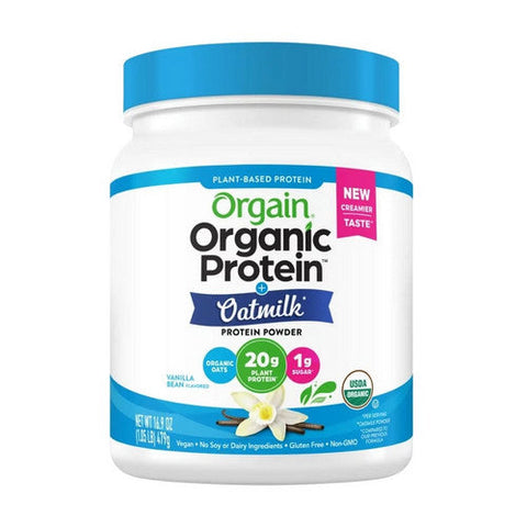 Orgain, Protein Powder + Oatmilk Vanilla Bean, 16.9 Oz Orgain