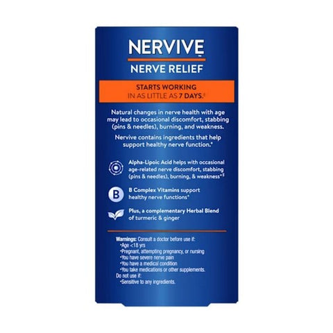 Nervive, Nerve Relief Tablets, 30 Tabs Nervive