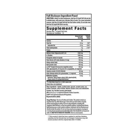 Irwin Naturals, Testosterone Up Red With Nitric Oxide Booster, 60 Liquid Softgels