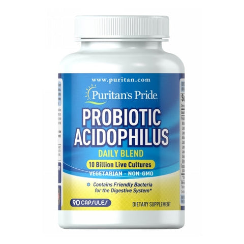 Puritan's Pride, Probiotic Acidophilus Daily Blend, 90 Capsules Puritan's Pride