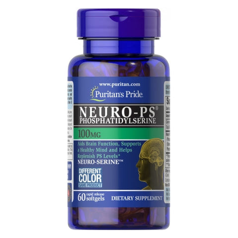 Puritan's Pride, Neuro-PS (Phosphatidylserine), 100 mg, 60 Softgels Puritan's Pride