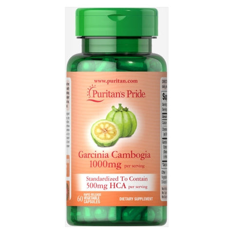 Puritan's Pride, Garcinia Cambogia, 500 mg, 60 Vegi Caps Puritan's Pride
