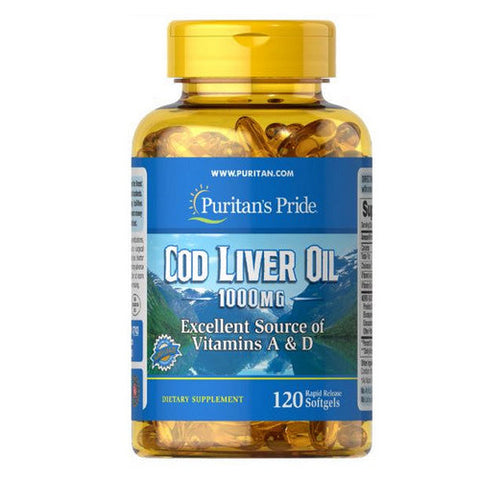 Cod Liver Oil 120 Softgels by Puritan's Pride