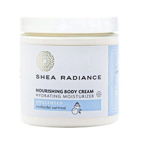Shea Radiance, Nourishing Body Cream With Colloidal Oatmeal Unscented, 8 Oz Shea Radiance