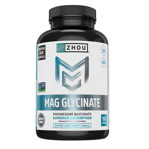 Zhou Nutrition, Magnesium Glycinate, 180 Count Zhou Nutrition