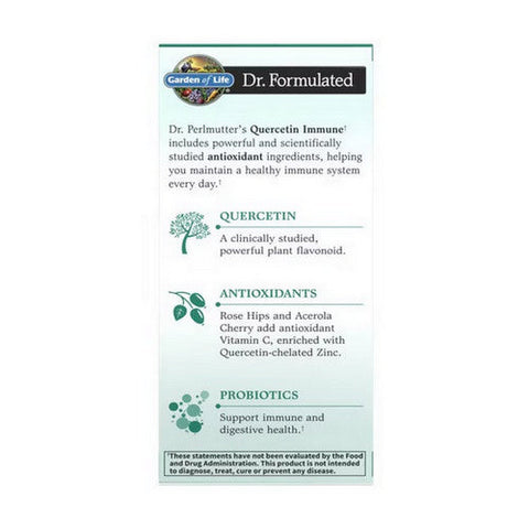 Garden of Life, Dr. Formulated Quercetin Immune, 30 Tabs